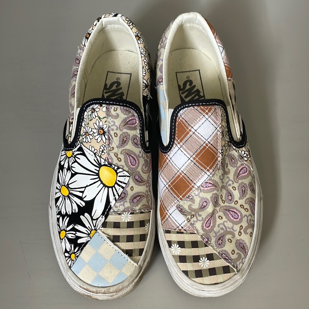 Vans Classic Slip On Meadow Patchwork Sneakers